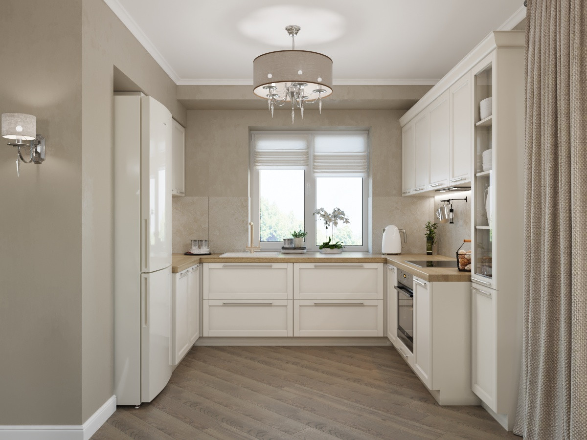 Гостиная-кухня-холл .