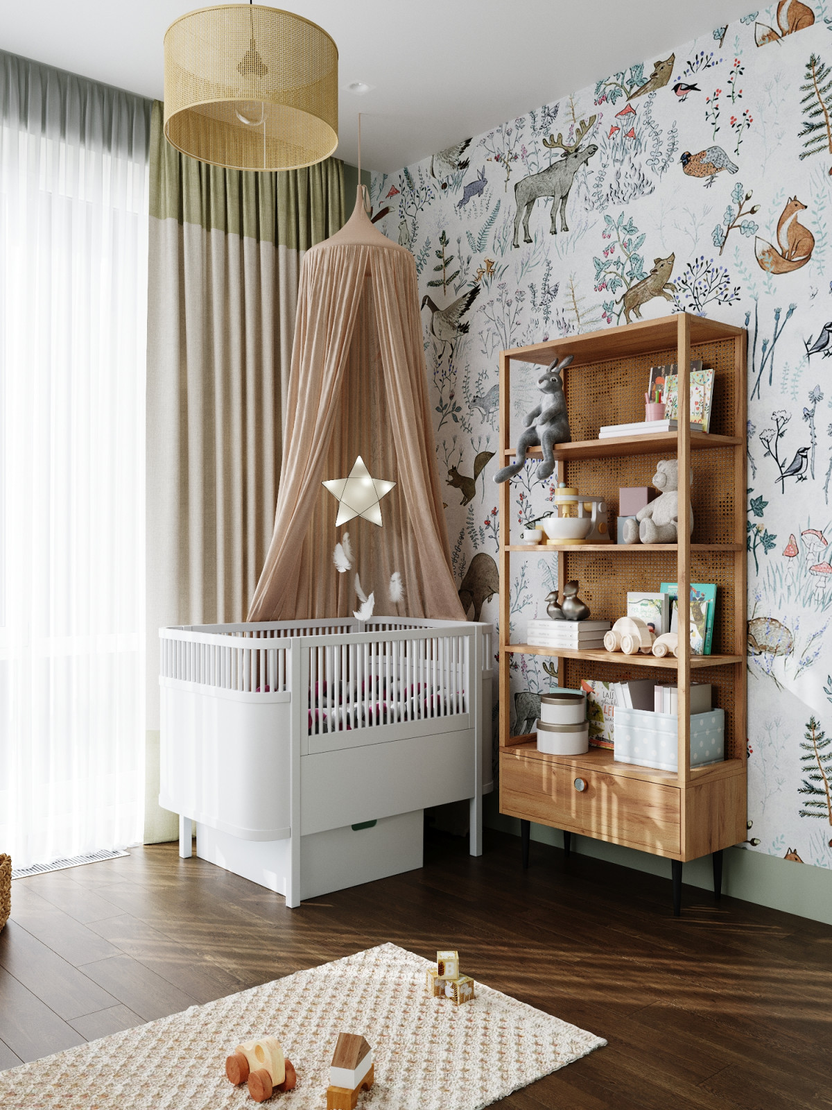 Атмосферная квартира с панорамными окнами