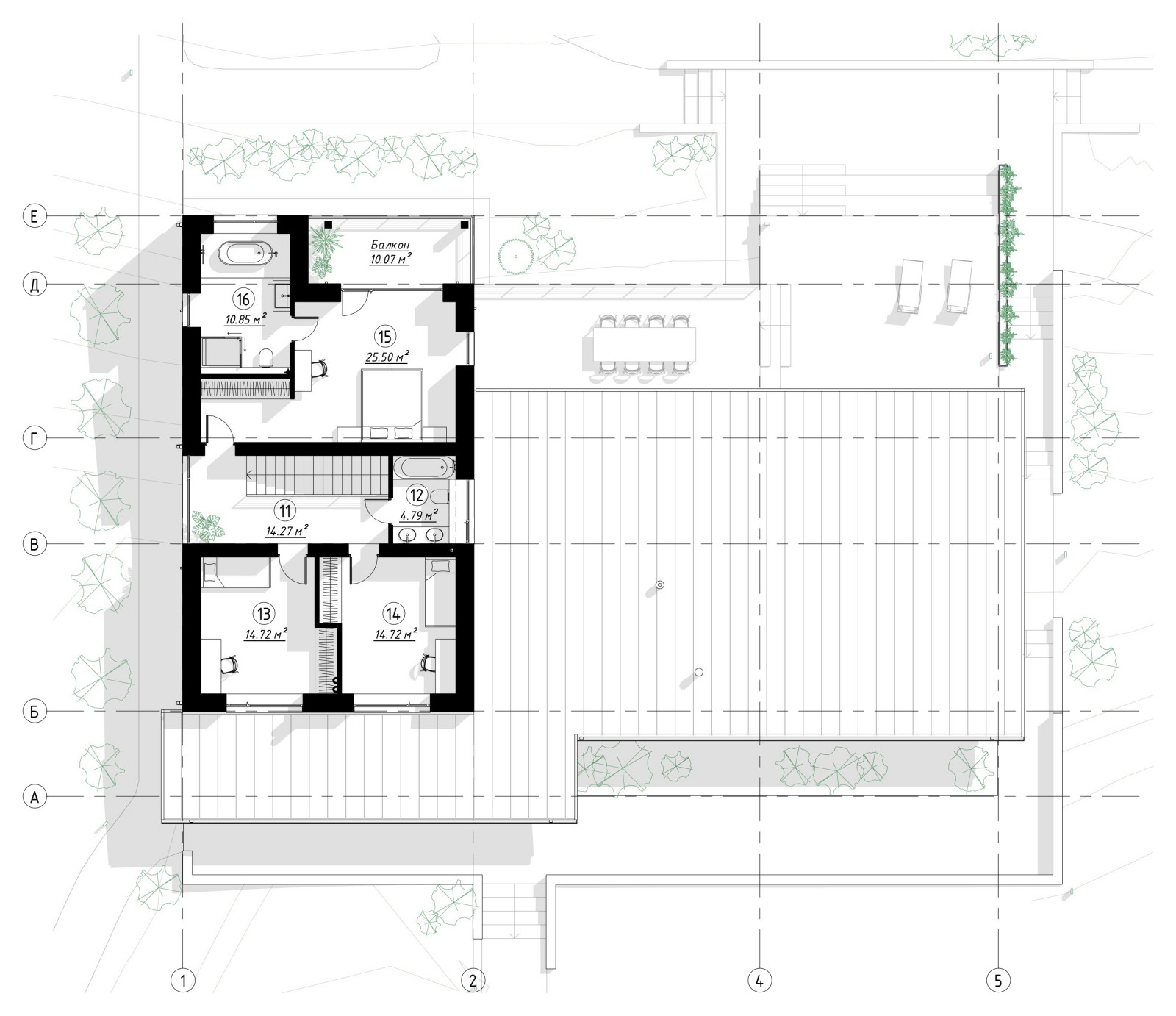 Коттедж на склоне