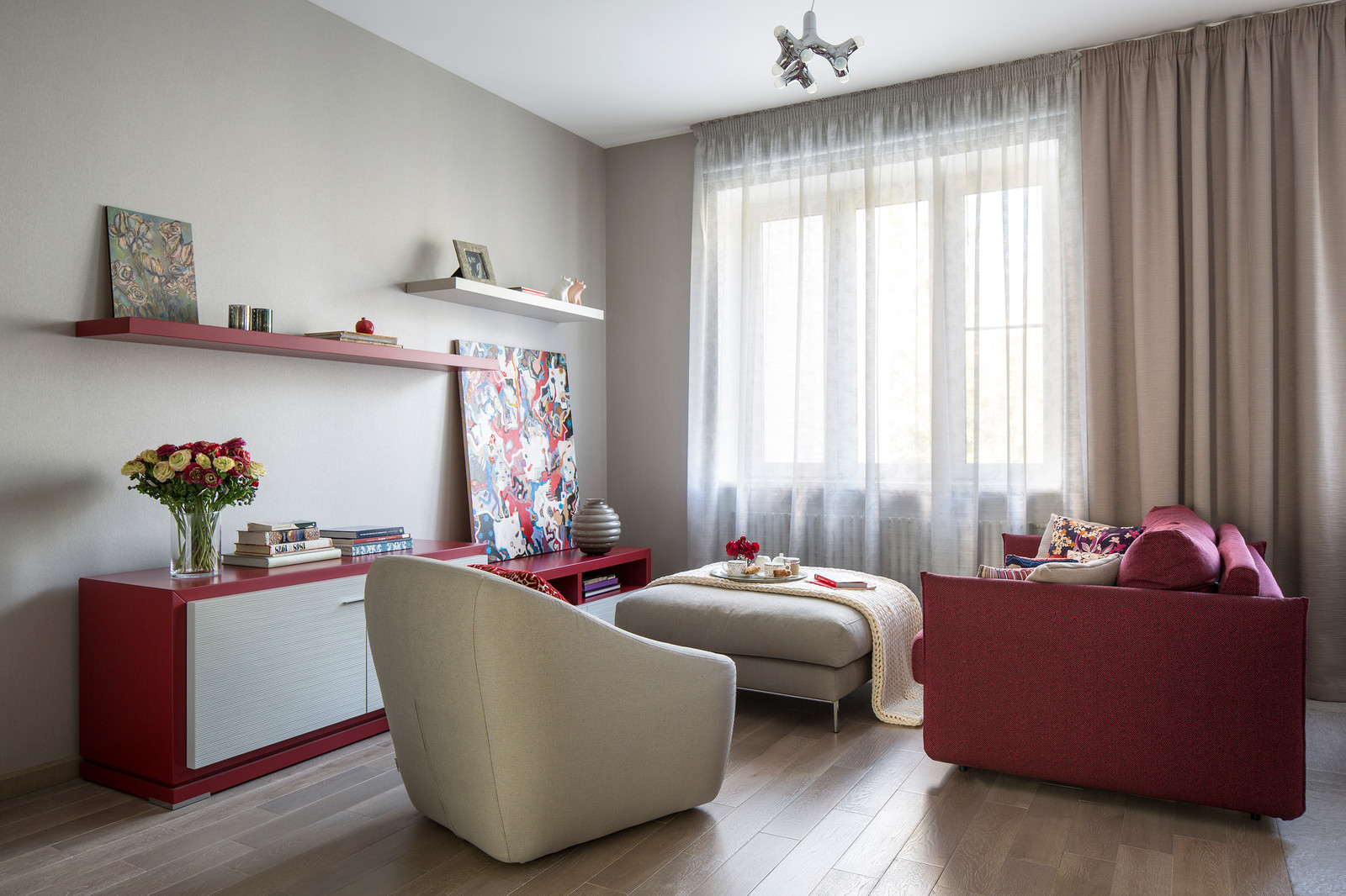 Маленькая квартира в старом районе Москвы