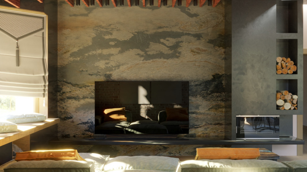 Проект пристройки кухни-гостиной к дому (визуализация и реализация)