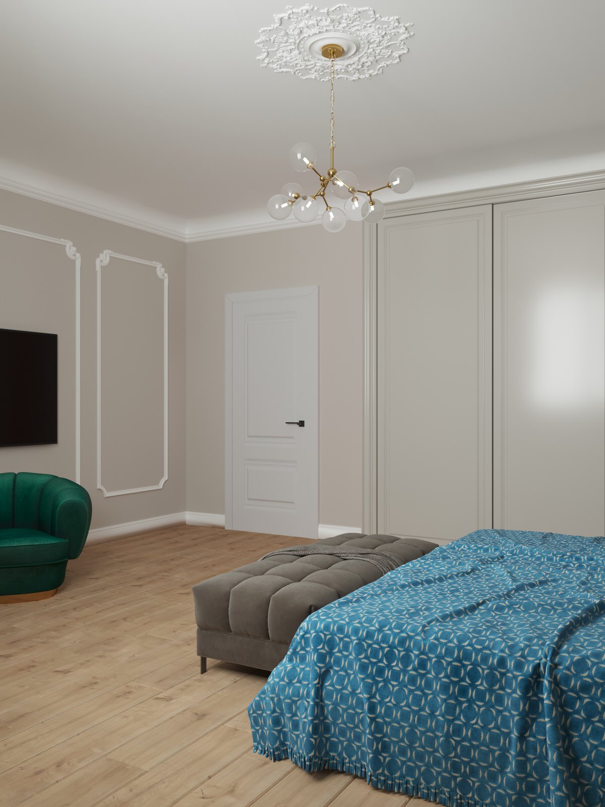 Комната в стиле неоклассика