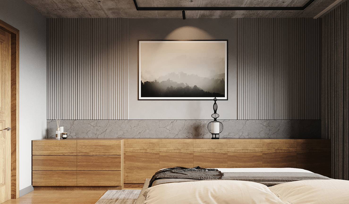 Современный загородный  дом в стиле минимализм