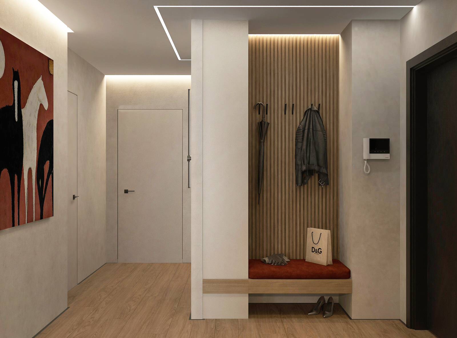 Кухня-гостиная, прихожая 34,5 м2 в ЖК Панин, г. Нижний Новгород