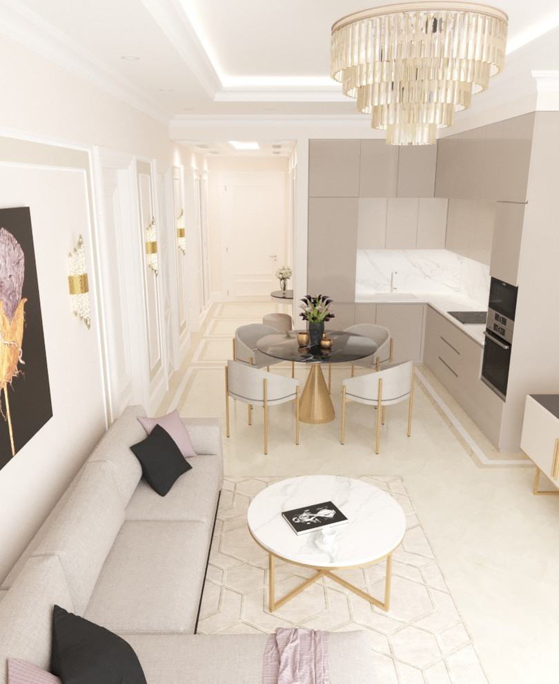 Современная классика в светлых тонах ЖК "Актёр Гэлакси"