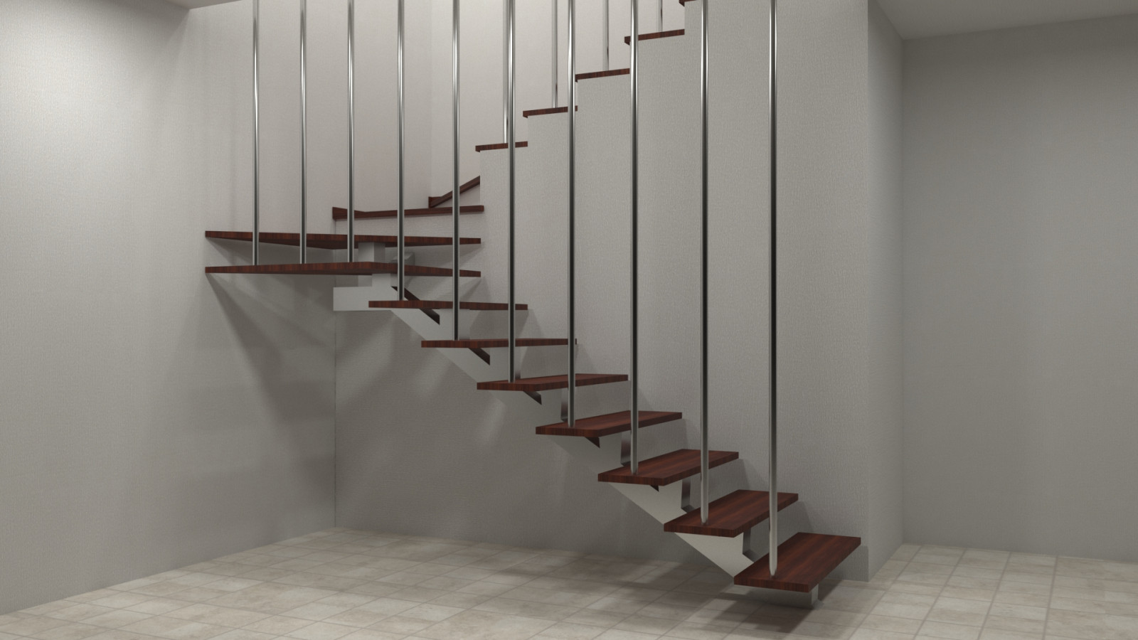 Парящая лестница на монокосоуре