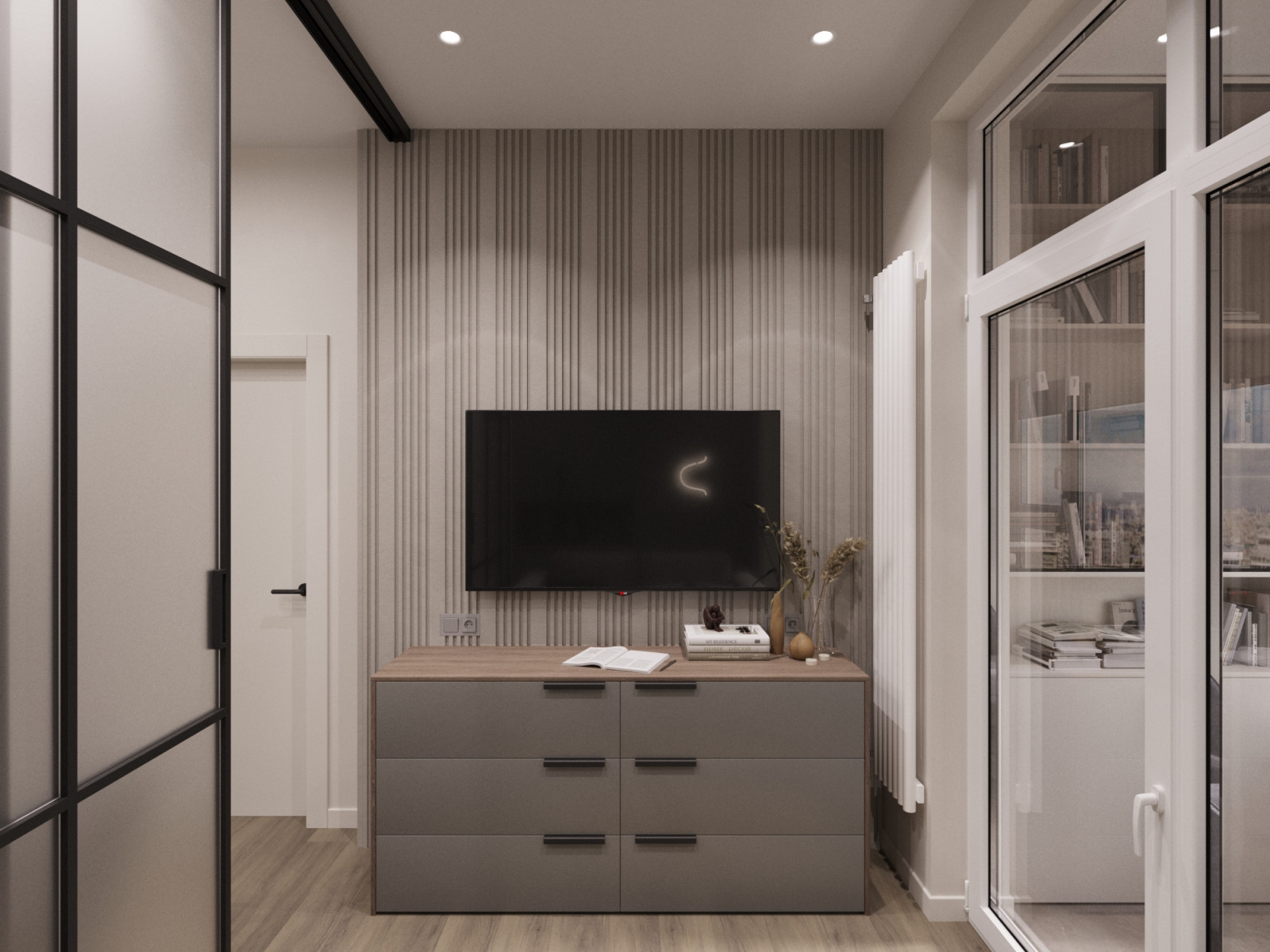 Дизайн интерьера евротрехкомнатной квартиры 65 м2