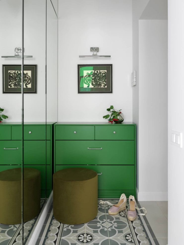 Дизайн и ремонт квартиры в Пречистенском переулке — Зелёный лейтмотив