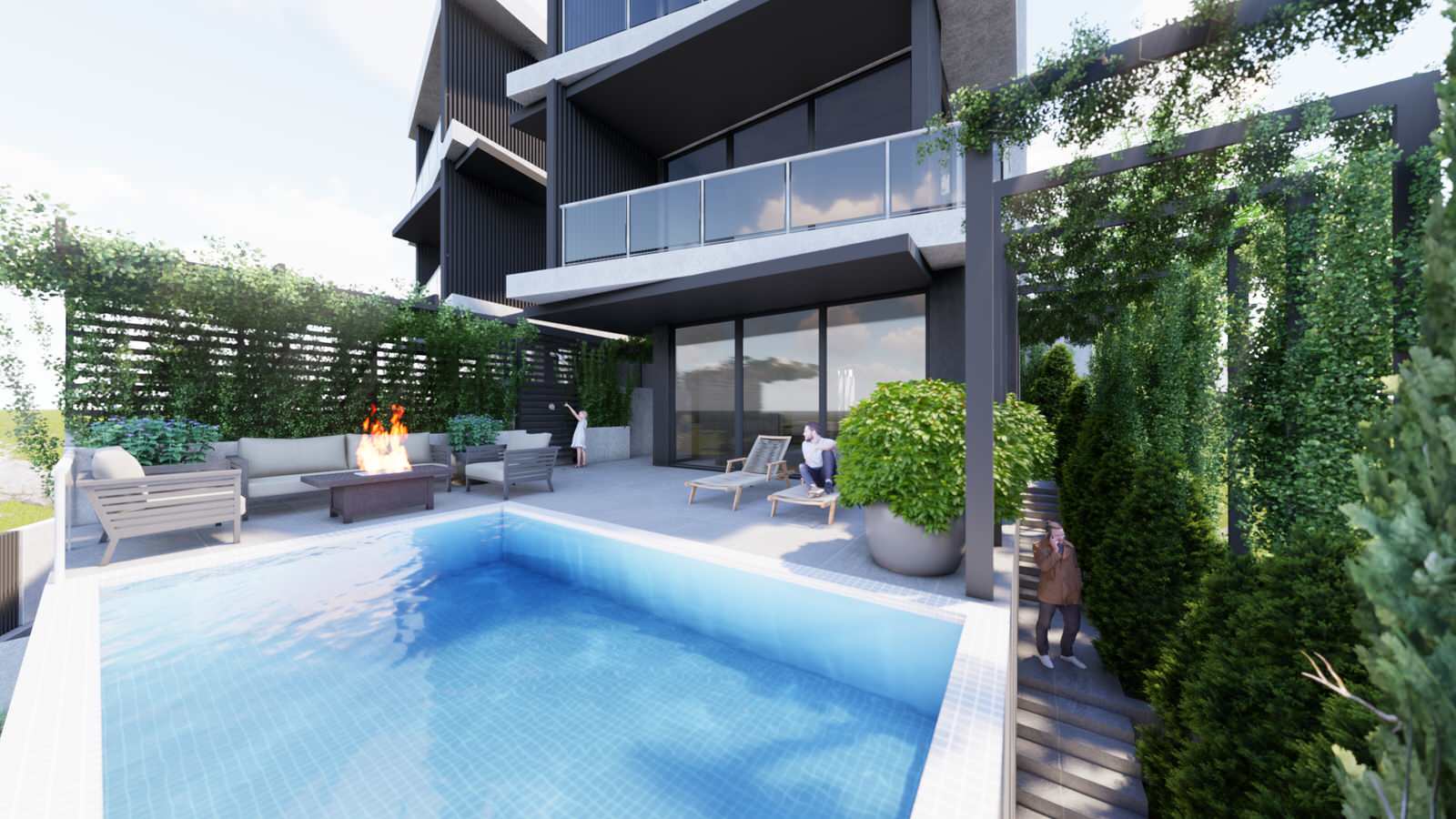 Проект участка в Адлере со сложным рельефом