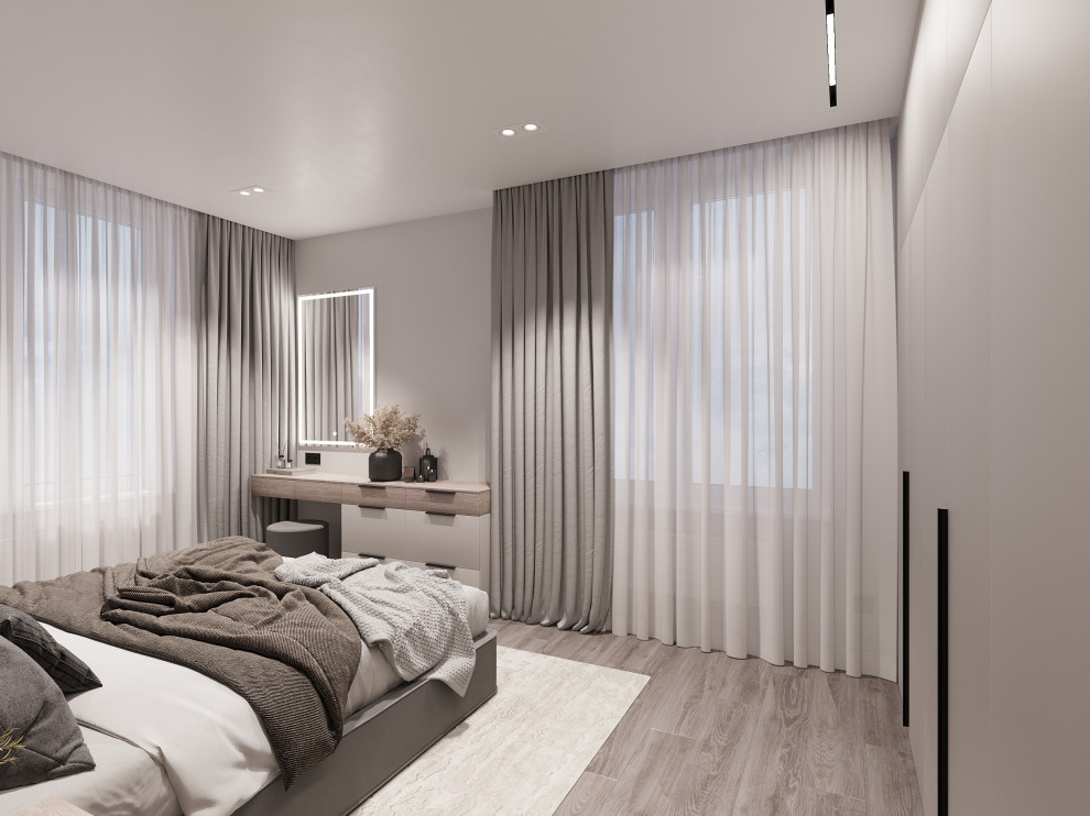 Дизайн-проект 2-х комнатной квартиры в сдержанном стиле