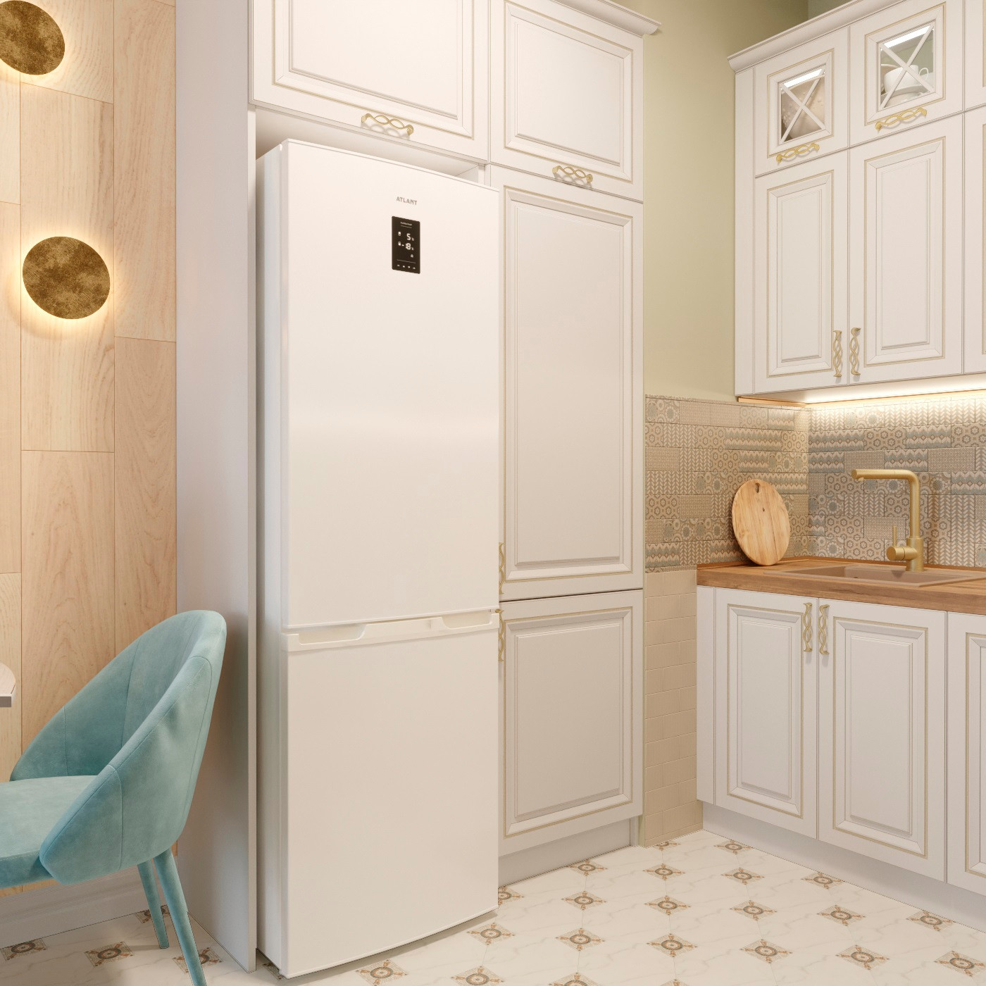 Квартира в Москве, в стиле современной классики