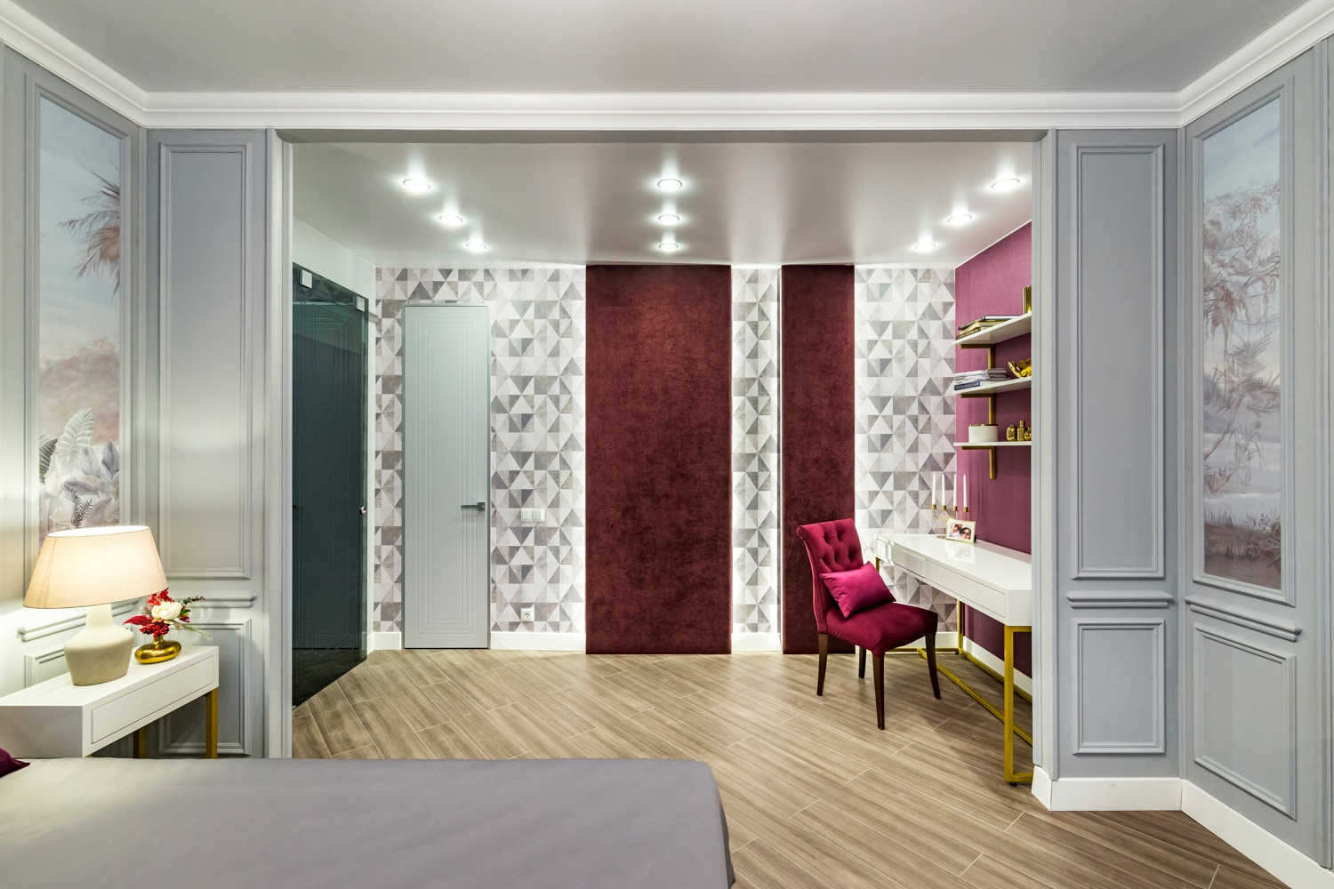 Золотистый портвейн на берегу озера