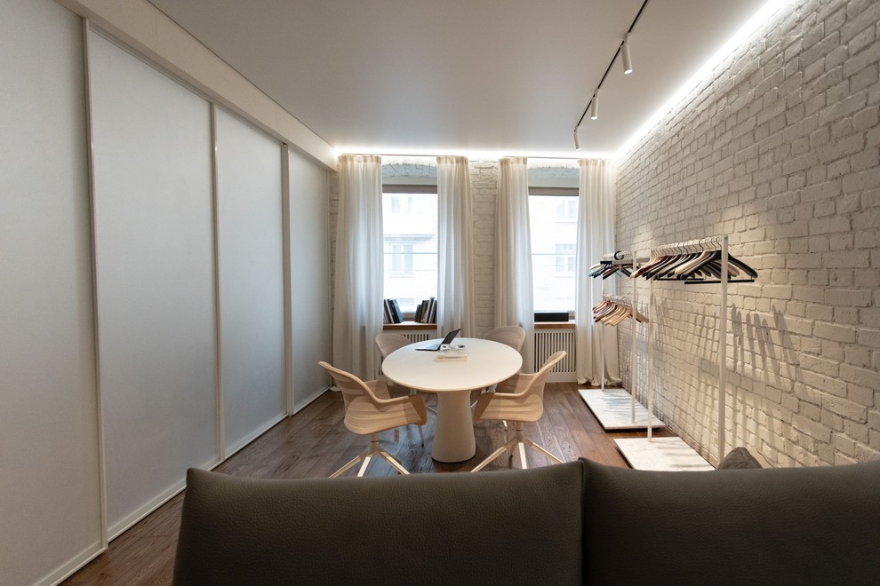 Межкомнатная раздвижная перегородка R1200 raumplus в комнату