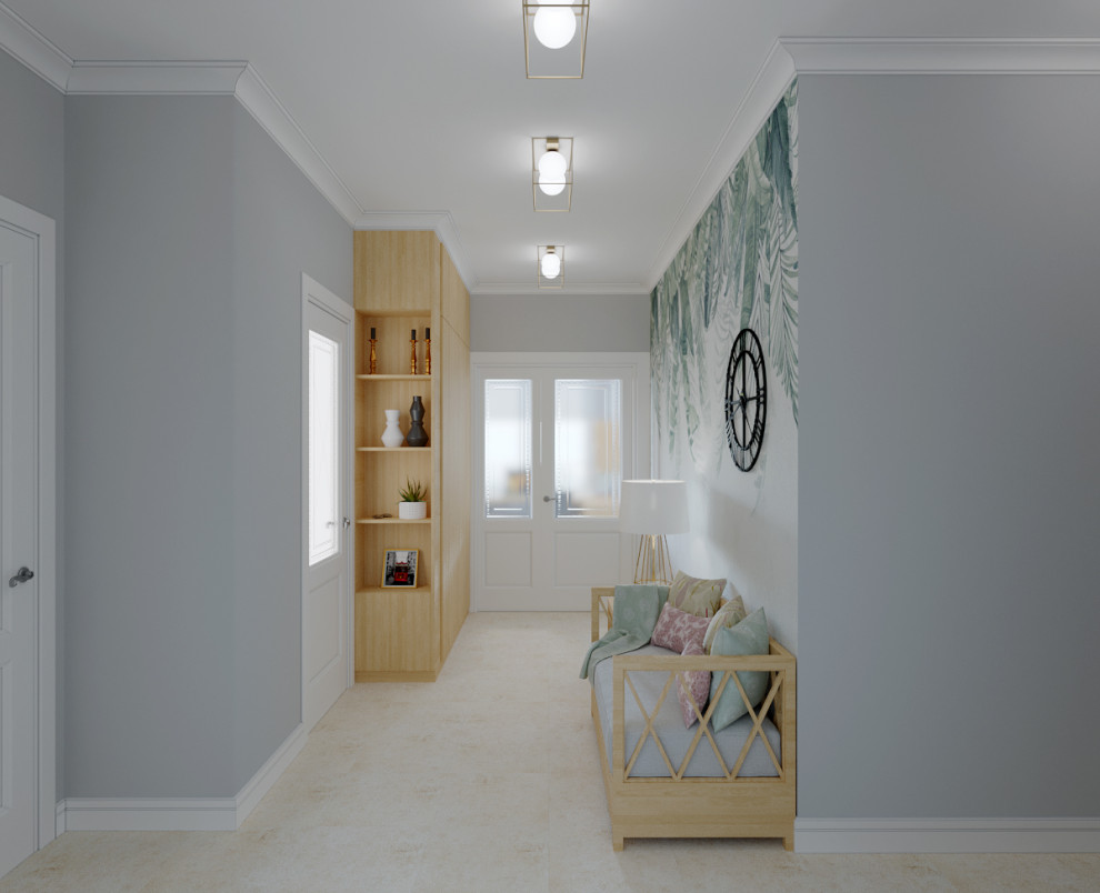 Дизайн холла с диванчиком