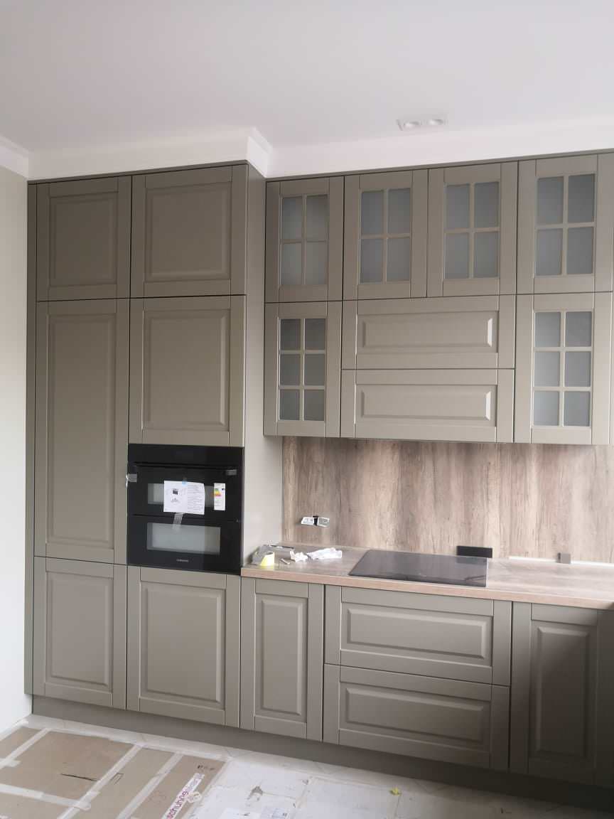 Обложка проекта: Кухня "Grigio caldo"