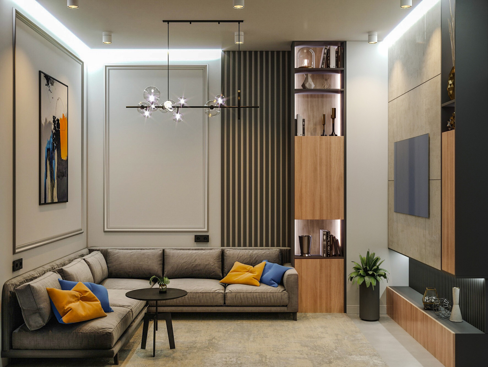 Обложка проекта: ДИЗАЙН-ПРОЕКТ КВАРТИРЫ 84 КВ. М