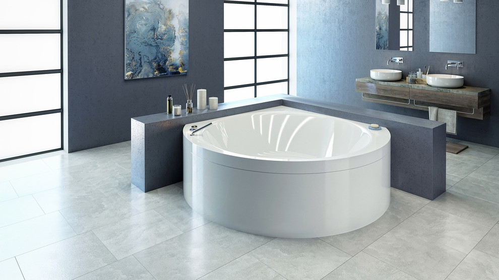 Suri Угловая Акриловая Ванна от Viva Lusso