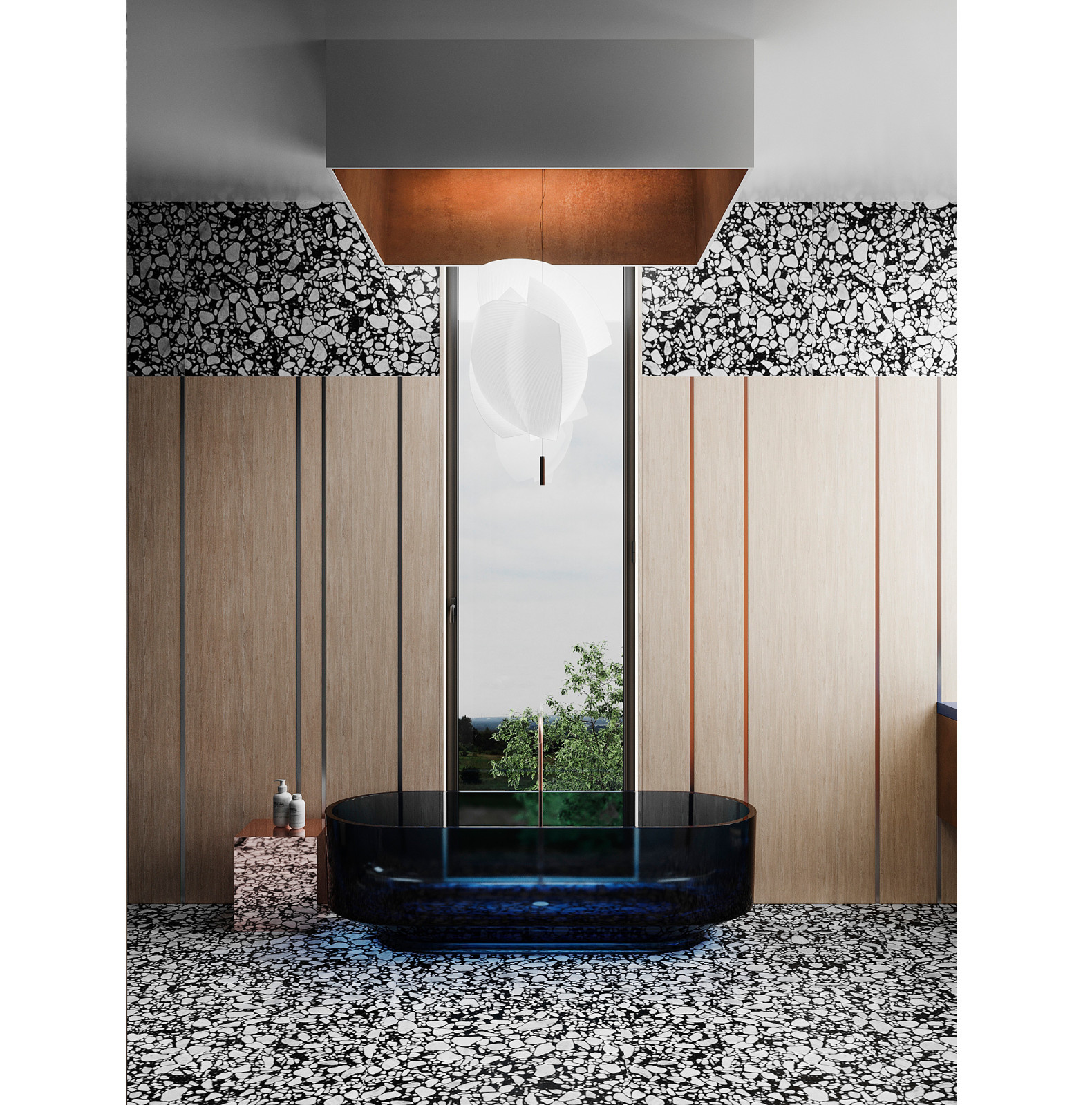 голубая ванна