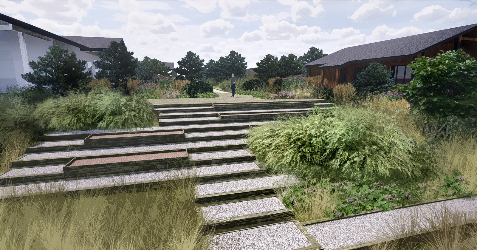 Дикий ландшафт на склоне