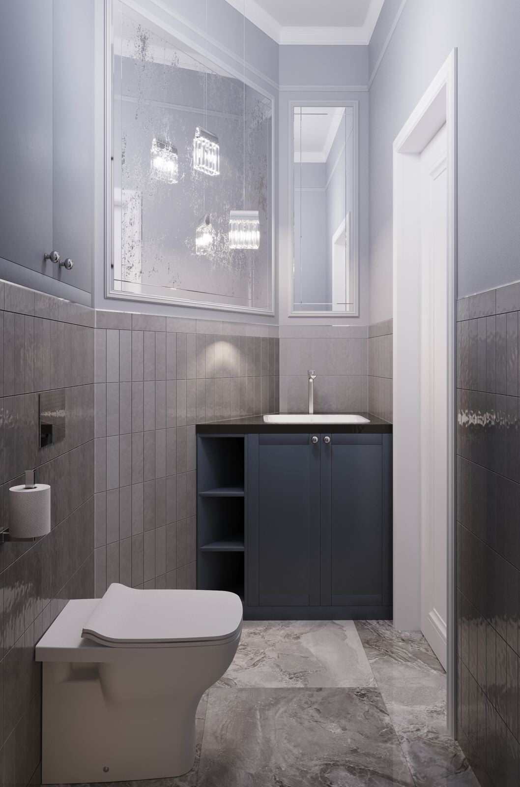 Трехкомнатная квартира в классическом европейском стиле