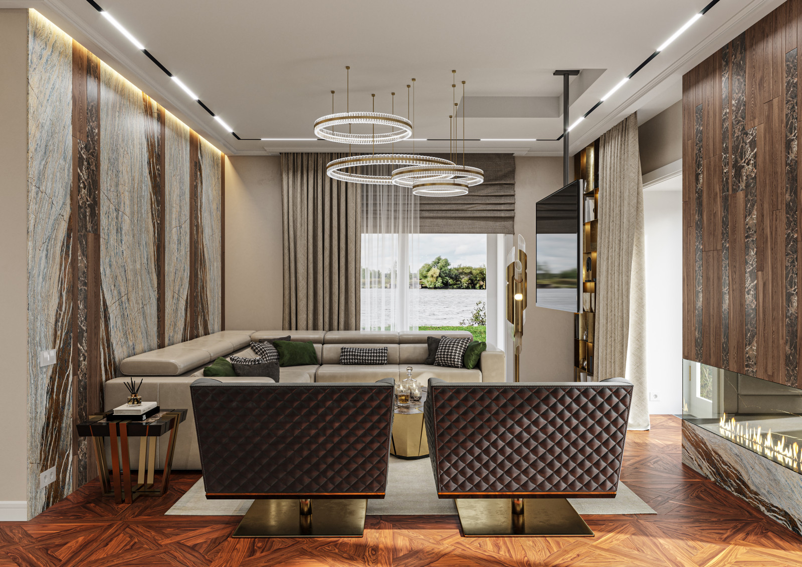 Гостиная 1-ый этаж