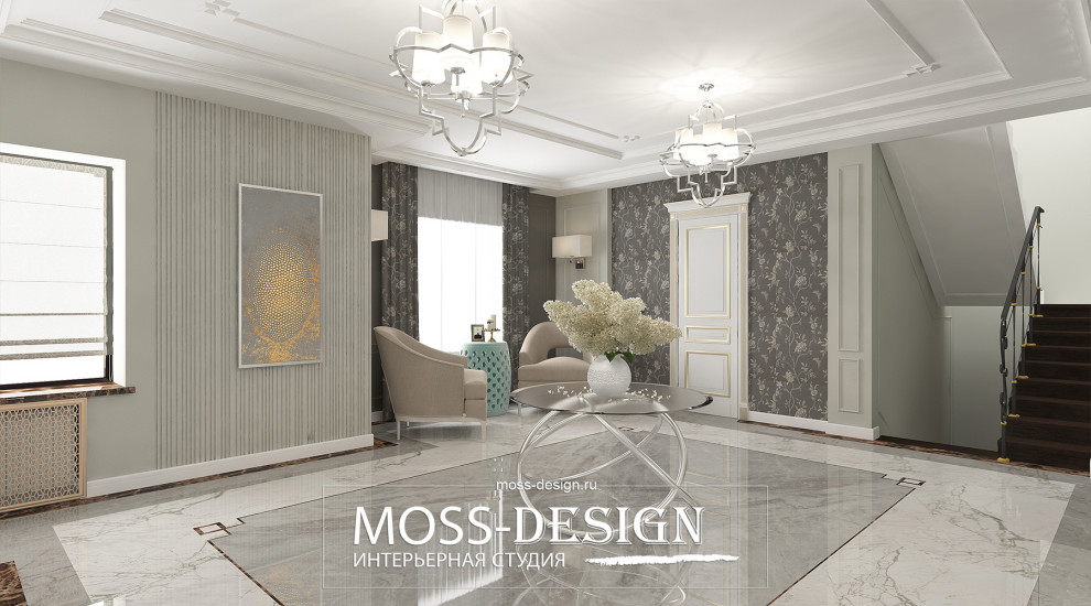 Дизайн интерьера коттеджа