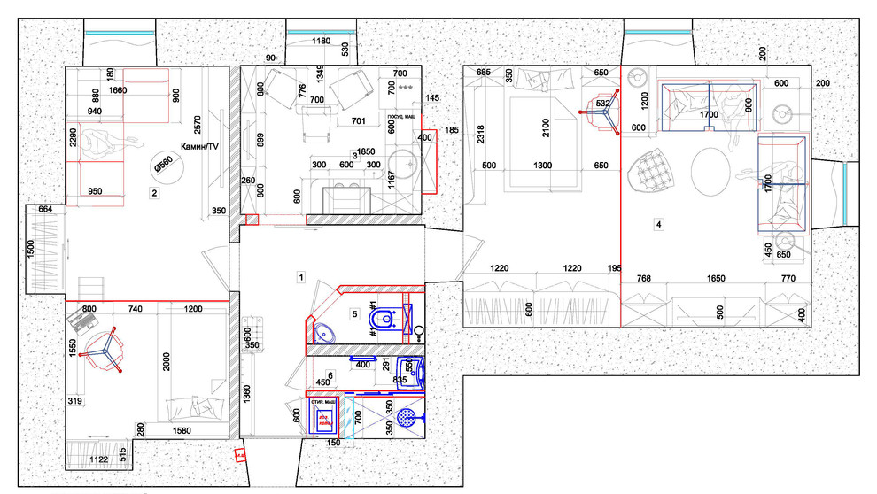 Обложка проекта: Двухярусная квартира в  Старом Петергофе