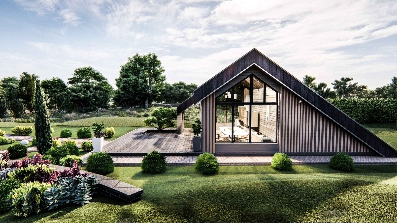 Архитектурные проекты коттеджей, ландшафтный дизайн