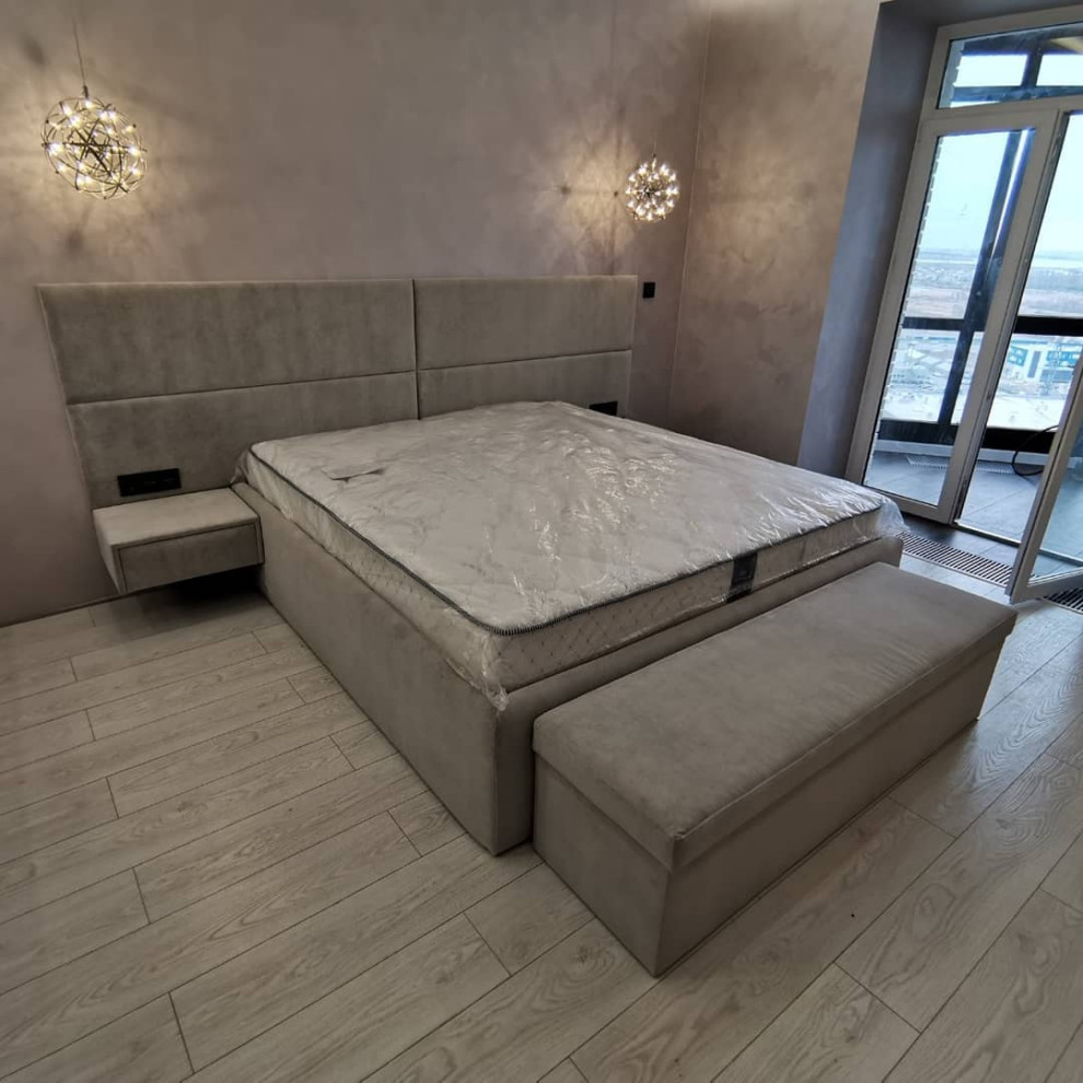 Кровати с мягким изголовьем