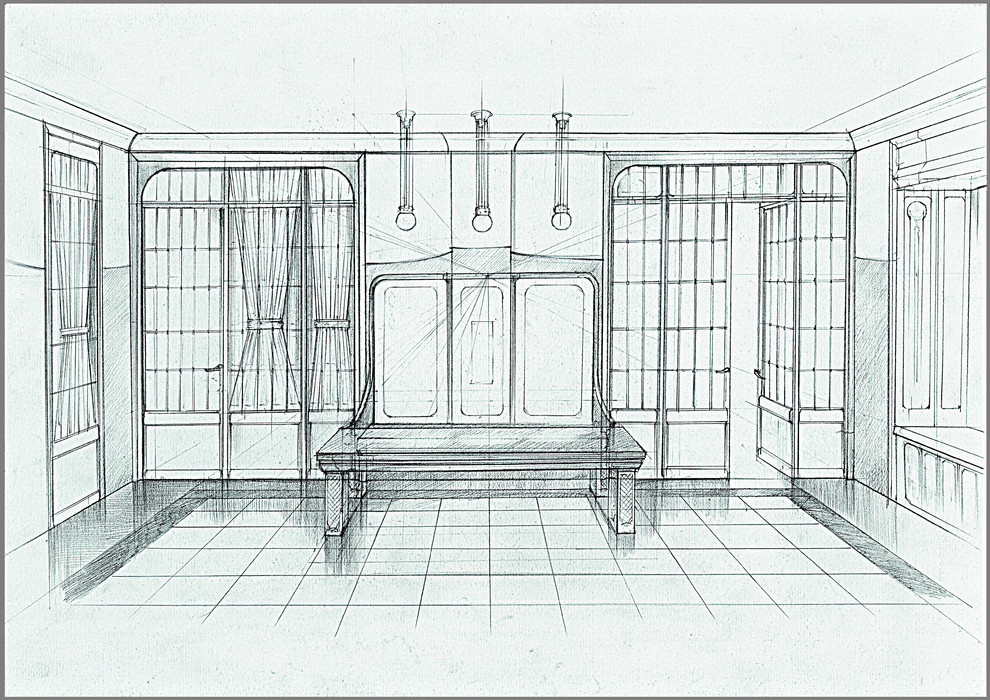 Квартира на Малой Бронной. Иллюстрации к собственному проекту.