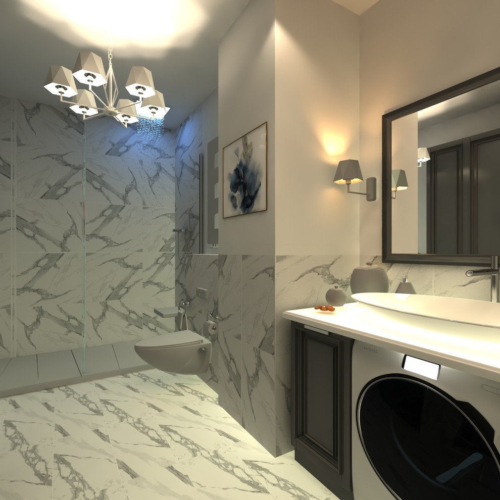 санузел с душем