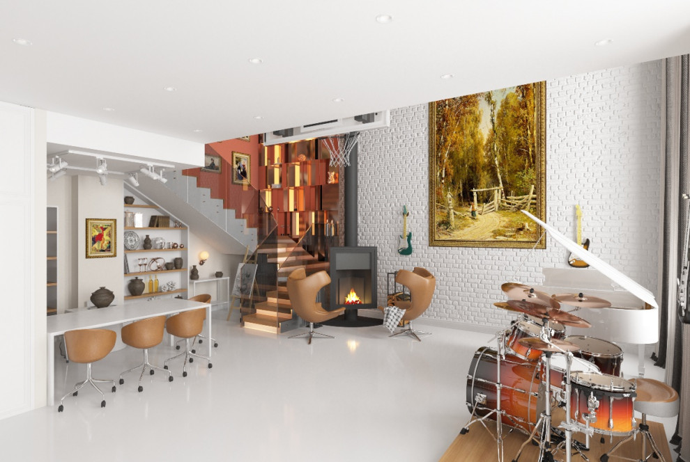 Обложка проекта: Квартира-мастерская в ЖК Вайнхаус