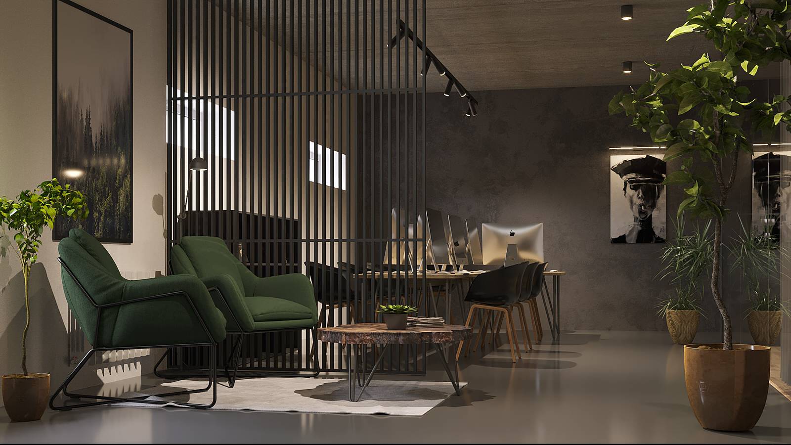 Интерьер офиса 84 м2. Современной строительной компании. г. Курск