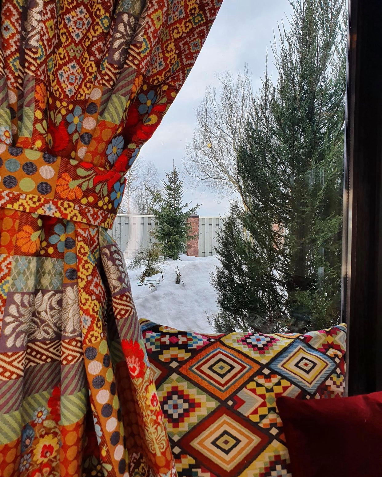 Обложка проекта: Шторы для загородного дома