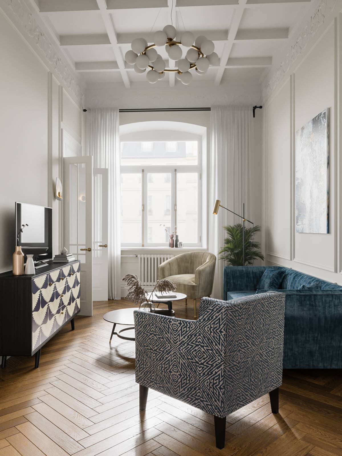 Французский стиль в доходном доме