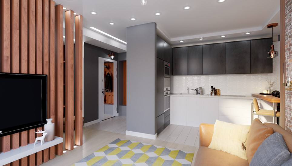 Дизайн двухкомнатной квартиры в Химках