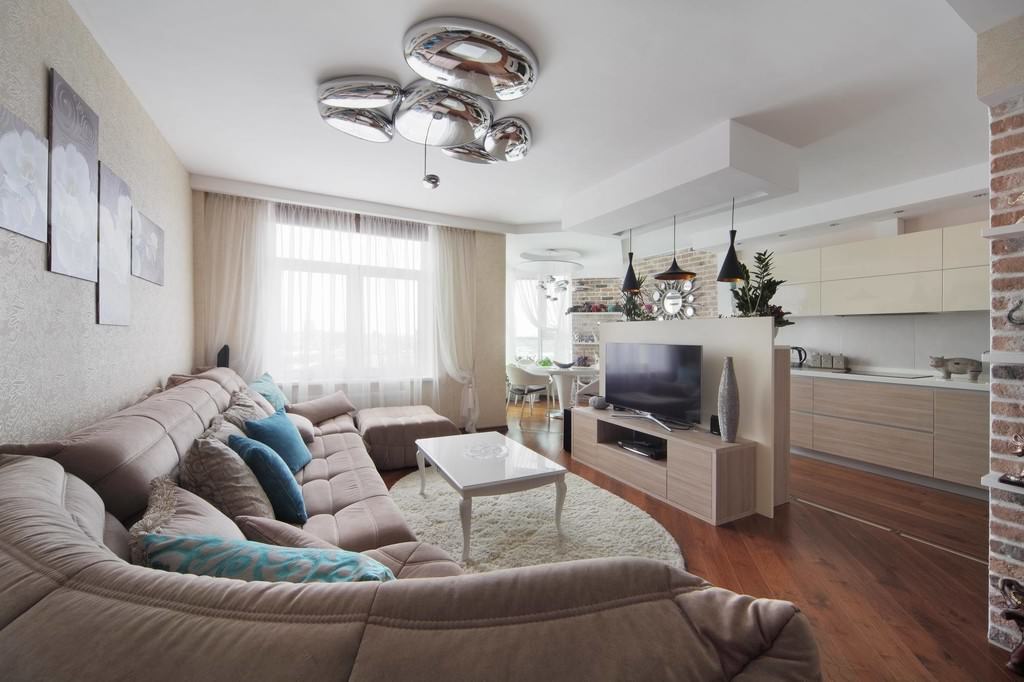 Интерьер квартиры в стиле Contemporary