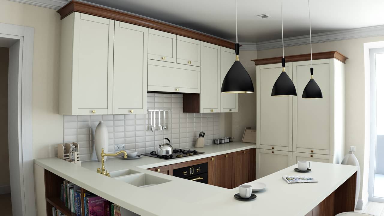 Квартира стиль американской классики.