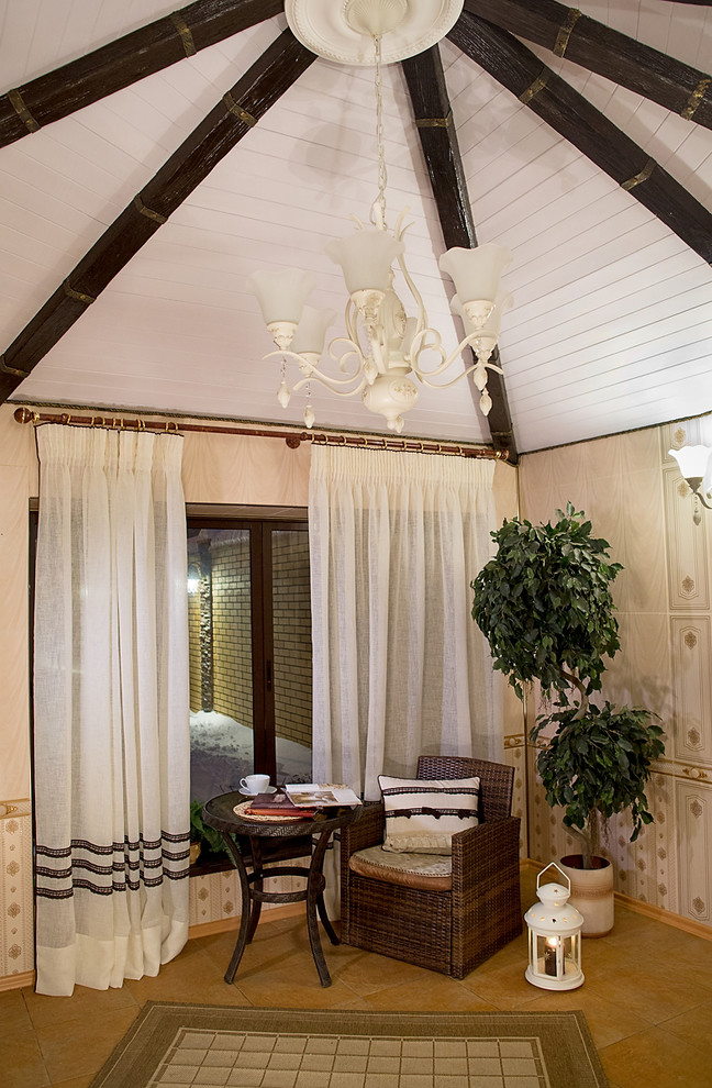 Обложка проекта: окно в беседке