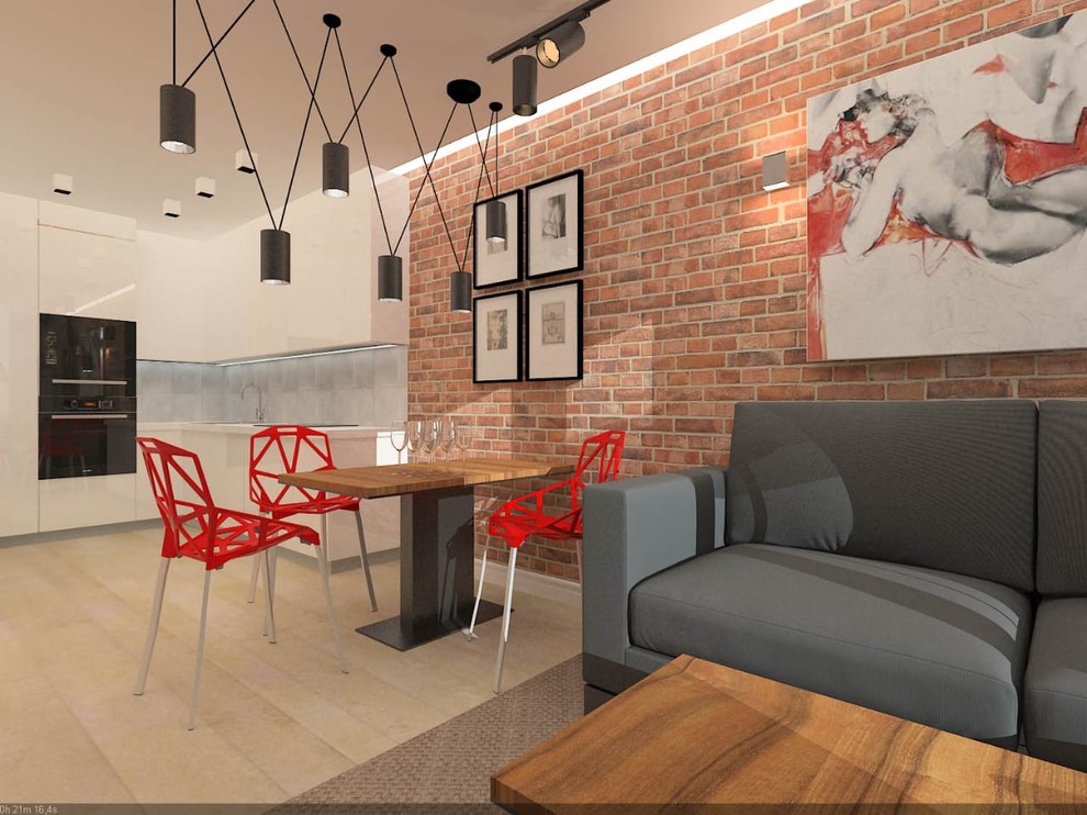 Интерьер Квартиры. Студия двушка. Лофт.