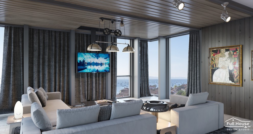 Лофт с панорамным остеклением