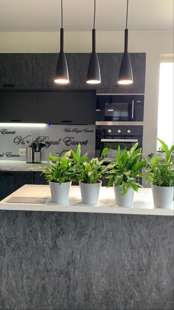 Кухня в загородный дом