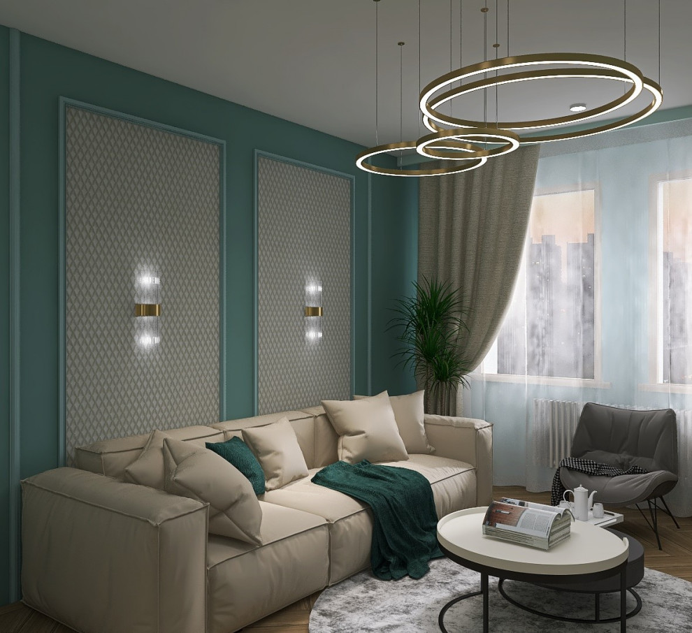 Современная трёхкомнатная квартира