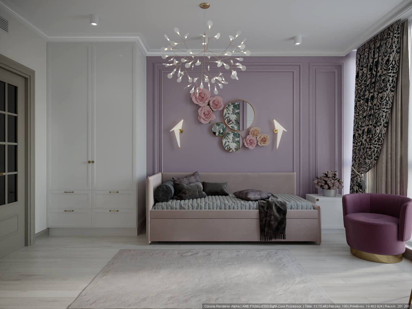 Современная классика. Квартира 115 м.кв