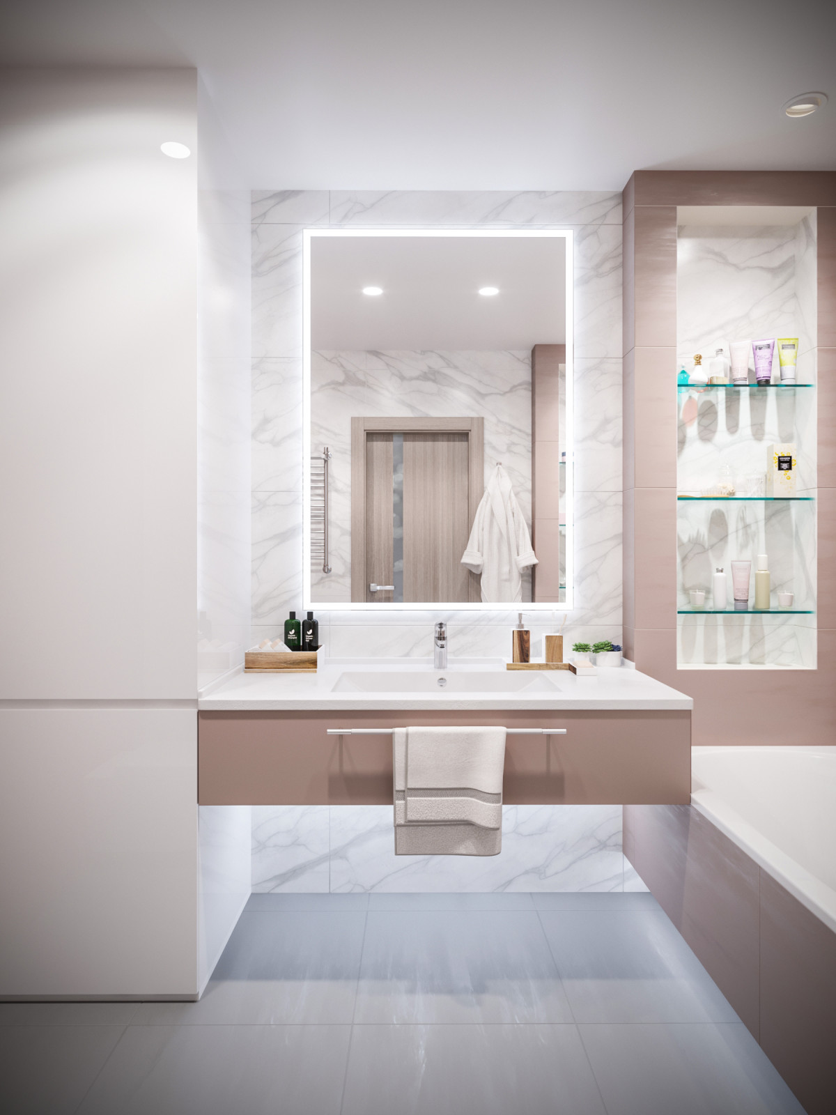 Обложка проекта: Квартира в ЖК "Лобачевский"