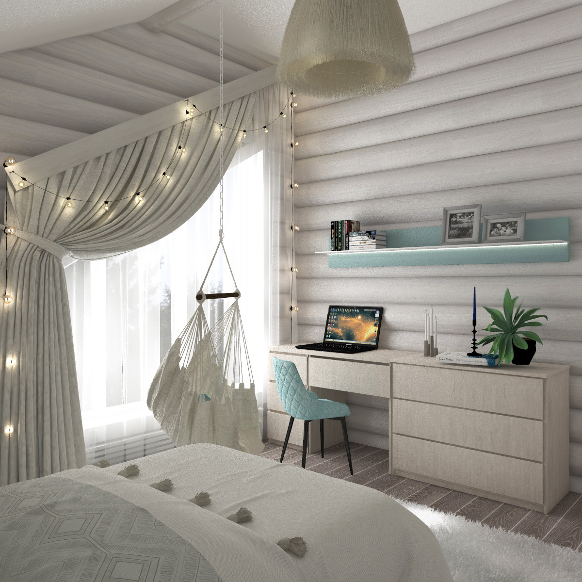 Проект загородного дома из сруба