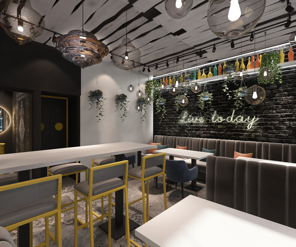 Бургерная с восточными коврами