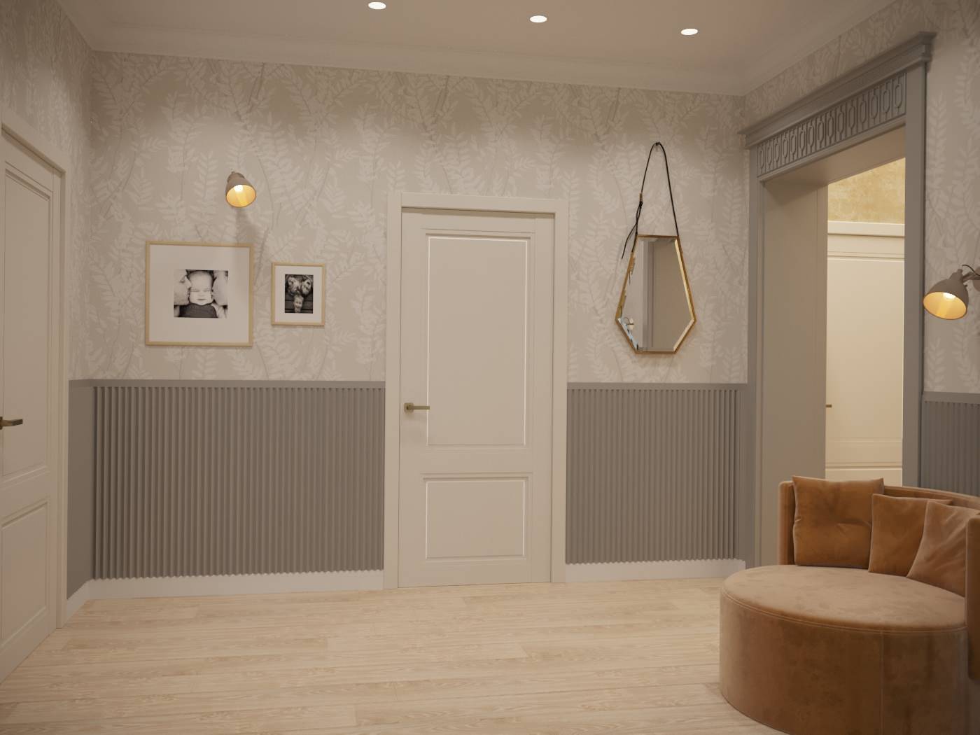 Дом с теплой, семейной атмосферой. 1 этаж