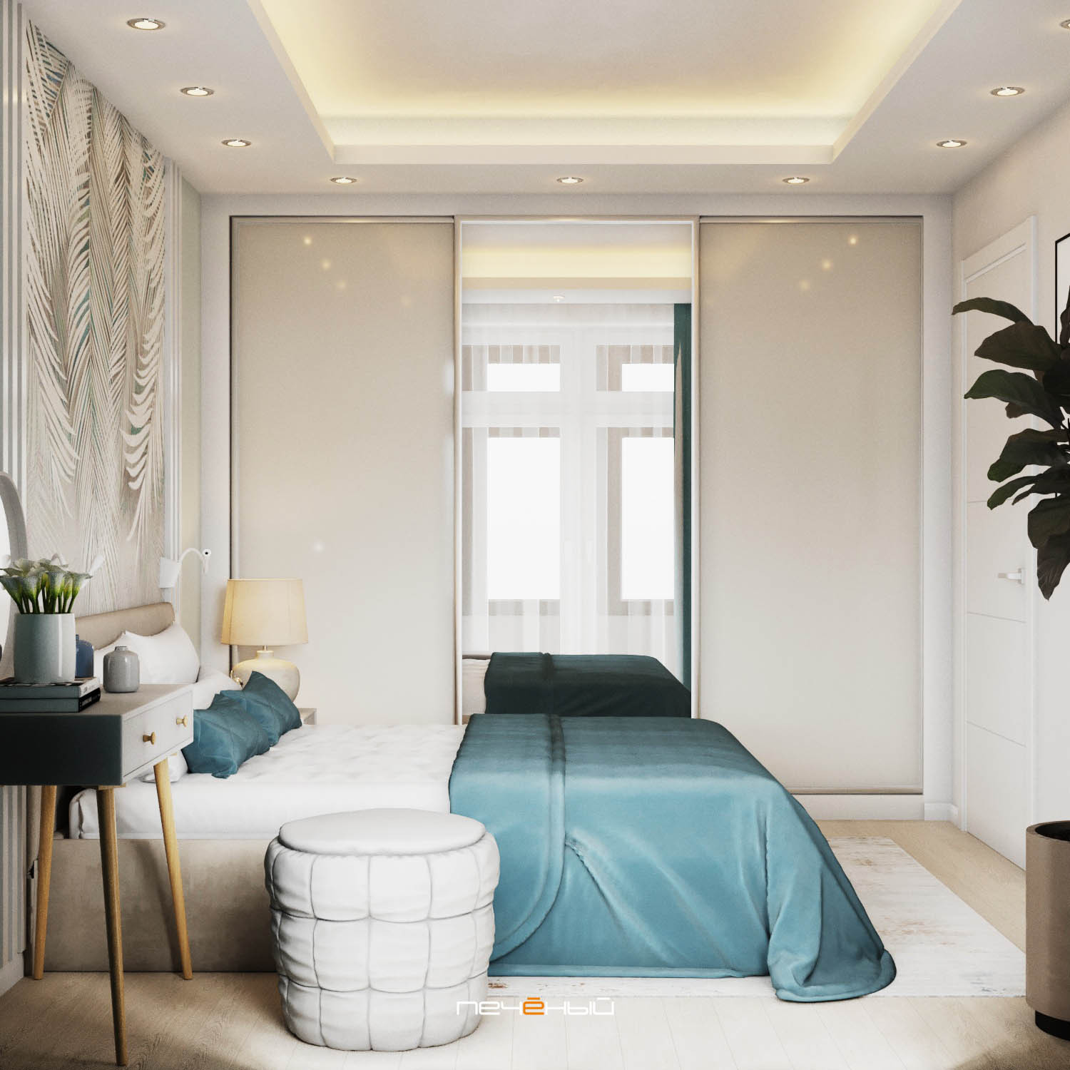 Индивидуальный интерьер в современном стиле