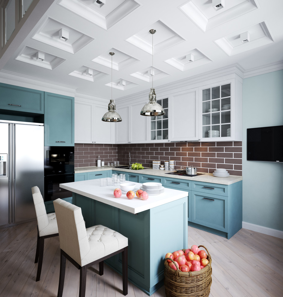 Обложка проекта: Квартира в Скандинавском стиле 130 м2